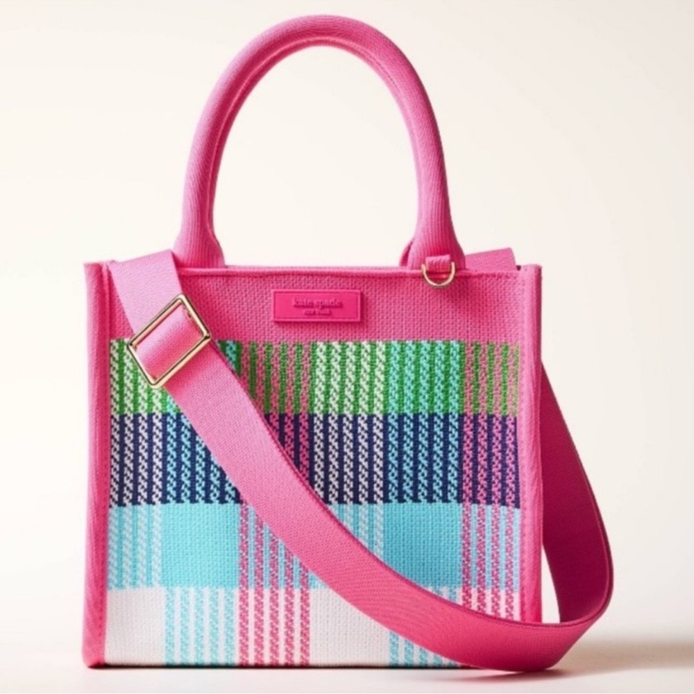 Kate Spade x Target Pink Plaid Handbag